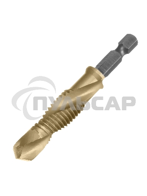 Сверло-метчик Denzel М12 х 1,75 мм, Р6М5