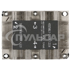 Система охлаждения Alseye ASI3647-A4HCA1UHZP0067PS (SNK-PO067PS) серебристый алюминий+медь 205Вт 30мм