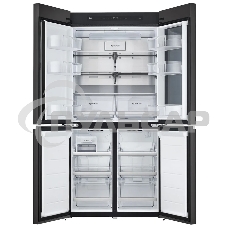 Холодильник LG GR-A24FQAKM серый трехкамерный 382/145л морозилка снизу, No Frost, Side by Side