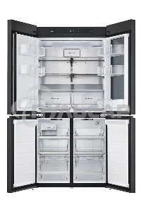 Холодильник LG GR-A24FQAKM серый трехкамерный 382/145л морозилка снизу, No Frost, Side by Side