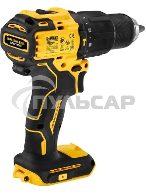 Дрель-шуруповерт DeWalt DCD709N-XJ, Аккумуляторная, 18В, Без АКБ и ЗУ, Кейс
