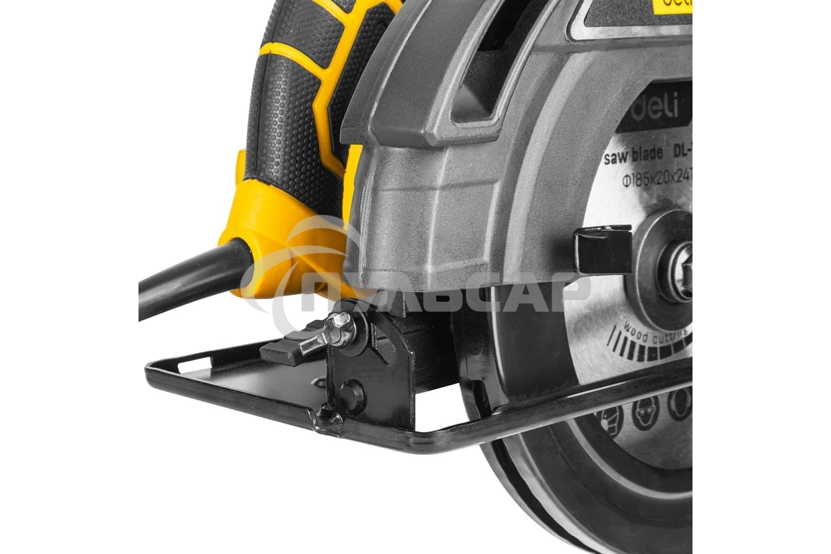 Циркулярная пила Deli DL-YJ185-E1 (1300Вт, 5300об/мин, диаметр диска 185мм)