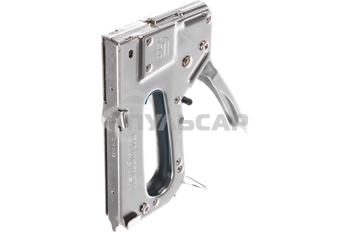 Степлер мебельный СИБРТЕХ, металлический, регулируемый, тип скобы 53, 4-14 мм СИБРТЕХ 40101