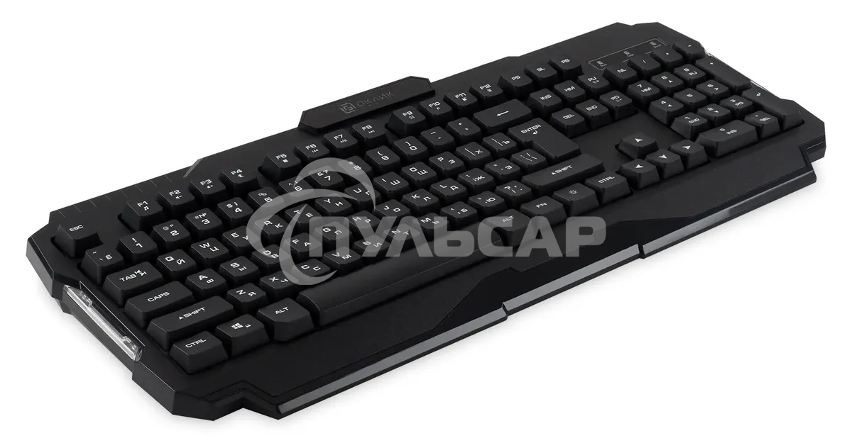 Клавиатура проводная Oklick 757G HW2, USB, черный