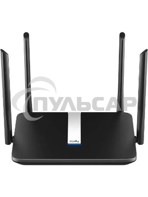 Роутер беспроводной Cudy X6 AX1800 10/100/1000BASE-TX черный