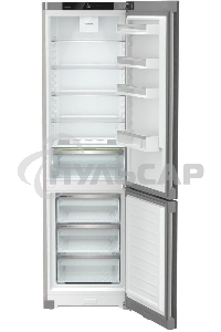 Холодильник Liebherr CNsff 5703 серебристый двухкамерный 266/94л морозилка снизу, капельная система