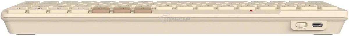 Клавиатура беспроводная A4Tech Fstyler FBK26C AS, USB, Bluetooth/Радиоканал, бежевый