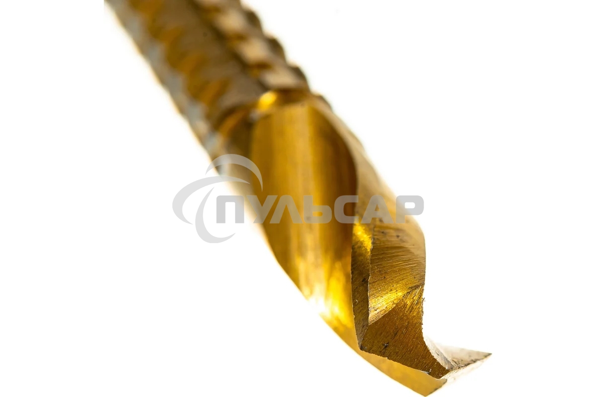 Сверло-фреза Matrix, 8 мм, универсальное, нитридтитановое покрытие, цилиндрический хвостовик