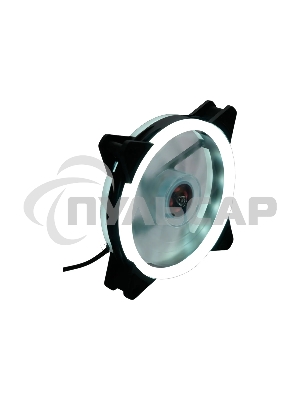 Вентилятор для корпуса Gembird D12025S12L-W черный, 120 мм, 1200 об/мин, 20.5 дБ, 3 pin