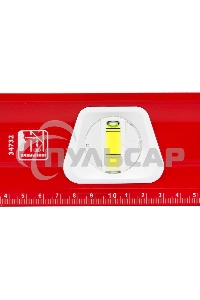 Уровень алюминиевый Matrix, магнит фрезерованный, 3 глазка 2 комп, рукоятки, 800 мм