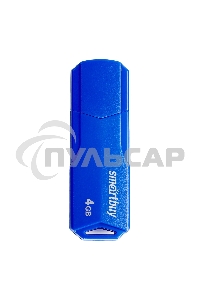 Флешка USB R/W Smartbuy 4 Gb,CLUE Blue (SB4 GbCLU-BU)