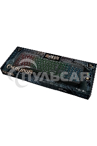 Клавиатура проводная игровая Qumo Excalibur K67, проводная, 104, встроенные радужная подсветка