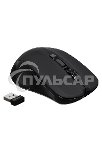 Мышь беспроводная Acer OMR010 черный, 1200 dpi, радиоканал, USB, кнопки - 3