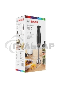 Блендер погружной Bosch MSM4B621, 1000Вт, черный