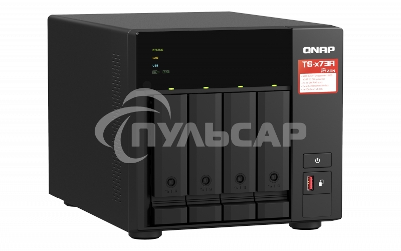 Сетевое хранилище NAS Qnap TS-473A-8G 4-bay Ryzen V1500B