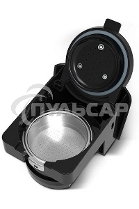 Кофеварка комбинированная BQ CM3000 черный/белый, исп. кофе - молотый, капсулы Nespresso/Dolce Gusto, 0.6 л, 1450 Вт, 19 бар