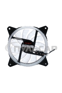 Вентилятор для корпуса Gembird D12025S12L-W черный, 120 мм, 1200 об/мин, 20.5 дБ, 3 pin