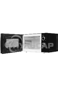 Микроволновая печь Galanz MOG-2009MB черный, 20 л, 700 Вт, переключатели - поворотный механизм