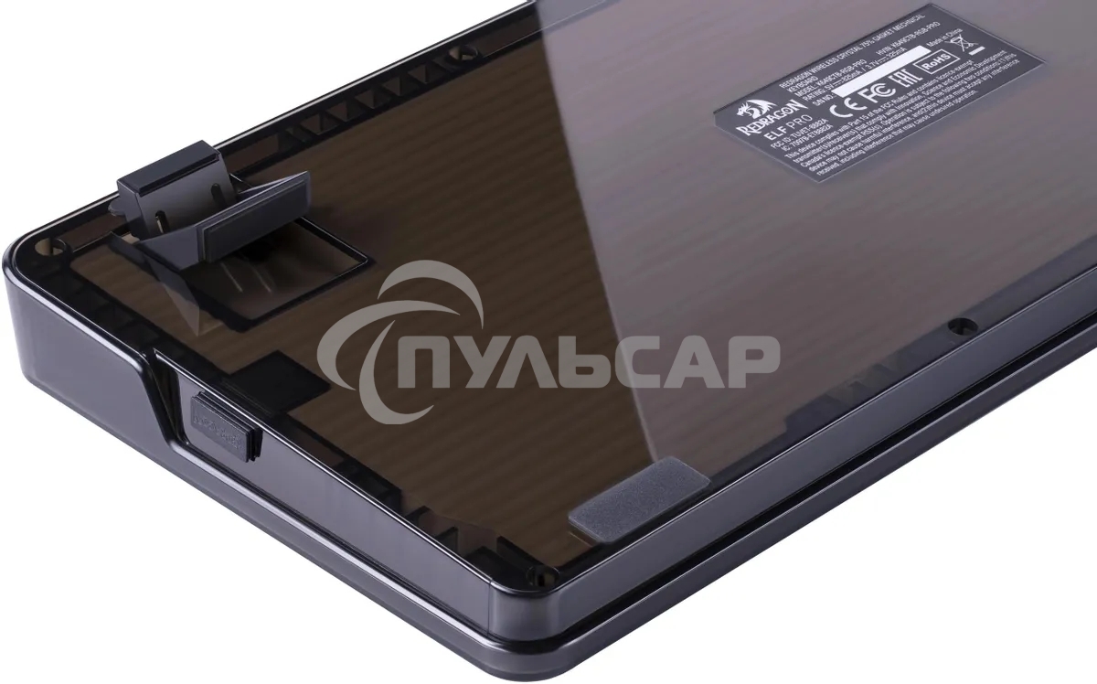 Клавиатура беспроводная Redragon Elf Pro, USB, Bluetooth/Радиоканал, черный