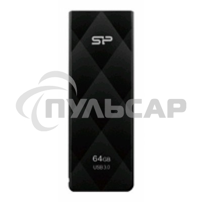 Флешка USB R/W Silicon Power R/W 64 Gb Blaze B20 SP064 Gb,UF3B20V1K USB 3.0 черный