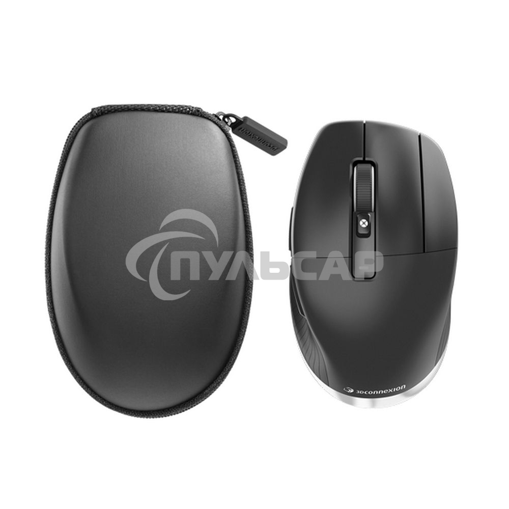 Мышь беспроводная/проводная 3Dconnexion CadMouse Pro Wireless, RTL, Right hand (341450) (3DX-700116) черный, 7200 dpi, радиоканал, Bluetooth, USB, кнопки - 7