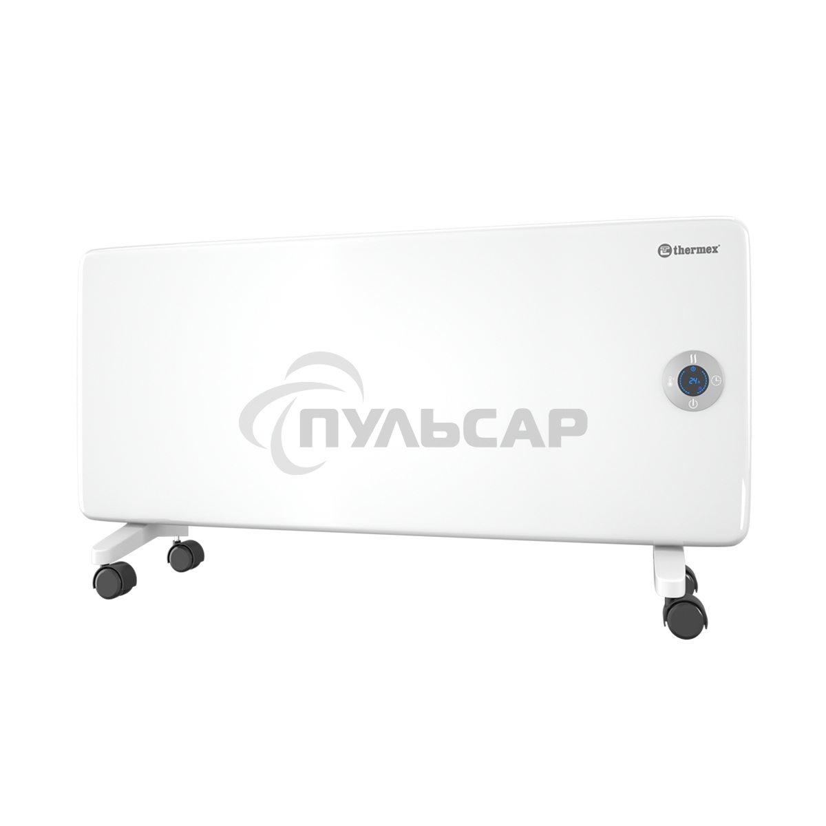 Конвектор Thermex Frame 2000E белый, 2000 Вт, 25 м2, термостат, дисплей