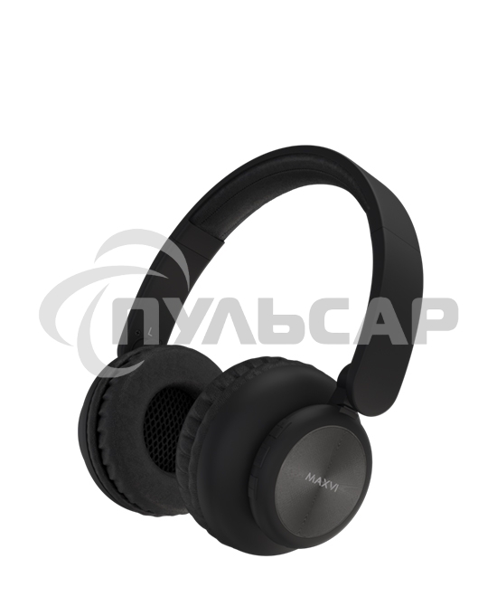 Беспроводные полноразмерные наушники Maxvi MHF-200BT черные, Bluetooth 5.3\300мАч\микрофон