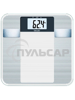 Весы напольные электронные Beurer BG13 макс.150кг серебристый