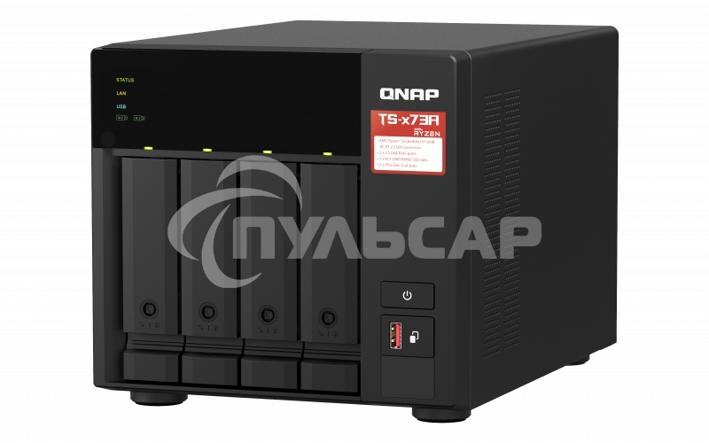 Сетевое хранилище NAS Qnap TS-473A-8G 4-bay Ryzen V1500B