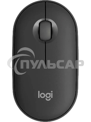 Мышь беспроводная Logitech Pebble 2 M350S графитовый, 4000 dpi, Bluetooth, кнопки - 3