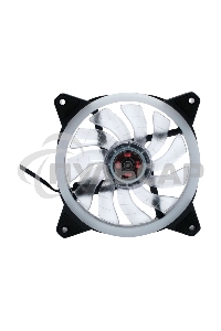 Вентилятор для корпуса Gembird D12025S12L-W черный, 120 мм, 1200 об/мин, 20.5 дБ, 3 pin