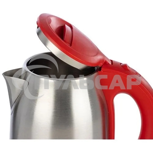 Чайник электрический ENERGY E-201 1,8 л, сталь, красный (164125)