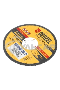 Круг отрезной по металлу, 125 х 2,0 х 22,2 мм, WA60TBF Denzel