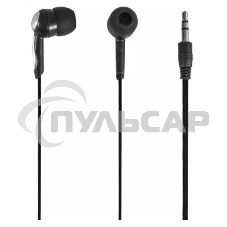 Наушники вкладыши Defender Basic-603 черный 3.5 мм jack 1 1м.