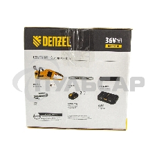 Цепная пила аккумуляторная бесщет. RCS400-36-0, Li-ion, 36 В, шина 400 мм Denzel