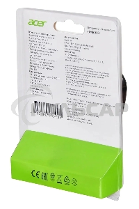 Мышь беспроводная Acer OMR010 черный, 1200 dpi, радиоканал, USB, кнопки - 3