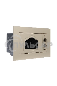 Микроволновая печь встраиваемая Lex BIMO 20.04 IV слоновая кость, 20 л, 700 Вт, переключатели - поворотный механизм