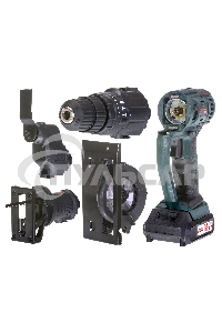 Профессиональный беспроводной мульти сет KLPRO KLMS18-20 4в1 реноватор/уд шуруповерт/диск пила/лобзик (18В, Li-ion-2шт, 2.0А·ч,З/У, сумка + 20 аксес)