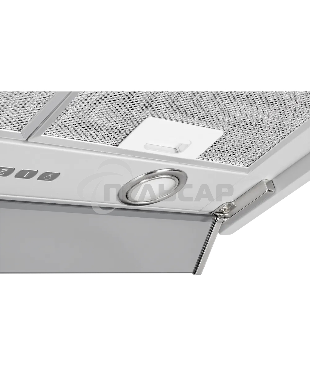 Вытяжка встраиваемая Kuppersberg Francesca 60, ширина 60 см, отвод/рециркуляция, 850 м3/час, электронное кнопочное управление, 3 скорости, светодиодное освещение 2х3,5 Вт, металлический жироулавливающий фильтр, 62 дБ, стальной