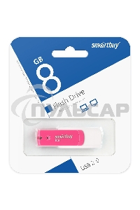 Флешка USB 8 Gb USB Drive <USB2.0> Smartbuy Diamond Pink (SB8 GbDP)