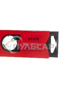 Уровень Matrix алюминиевый магнитный, 1500 мм, фрезерованный, 3 глазка, усиленный