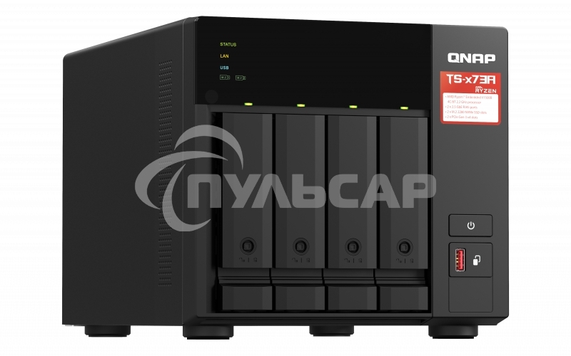 Сетевое хранилище NAS Qnap TS-473A-8G 4-bay Ryzen V1500B