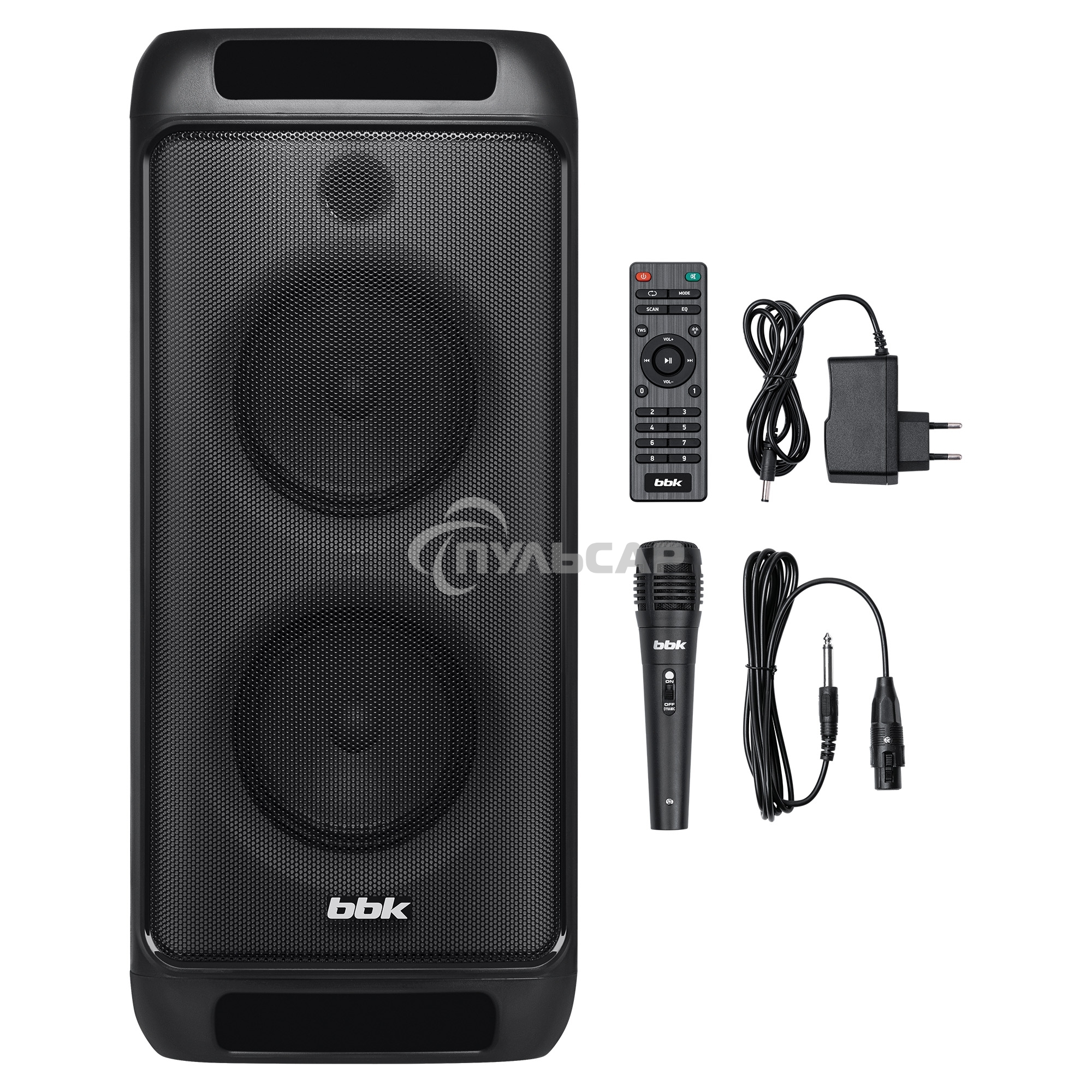 Колонка портативная BBK BTA7030 черный 40W 2.0 BT (BTA7030 (B))