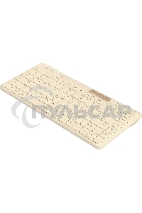 Клавиатура беспроводная A4Tech Fstyler FBK26C AS, USB, Bluetooth/Радиоканал, бежевый