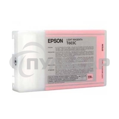 Картридж струйный Epson C13T603C00 светло-пурпурный (220 мл) для Epson St Pro 7800/9800