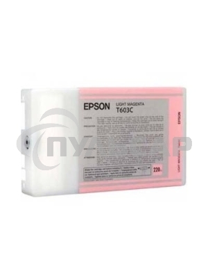 Картридж струйный Epson C13T603C00 светло-пурпурный (220 мл) для Epson St Pro 7800/9800