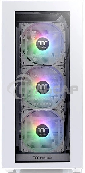 Компьютерный корпус Thermaltake Divider 300 TG ARGB белый без БП ATX 2x120мм 2xUSB 3.0 audio front door bott PSU