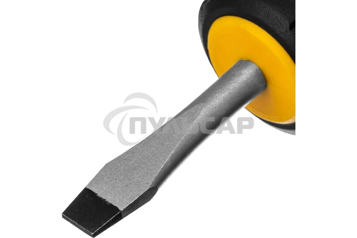 Отвертка Denzel SL6x38 мм, S2, 3к рукоятка