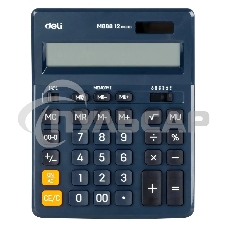 Калькулятор настольный Deli EM888F-blue синий 12-разр. Калькулятор настольный Deli EM888F-blue синий 12-разр.