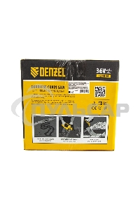 Цепная пила аккумуляторная бесщет. RCS400-36-0, Li-ion, 36 В, шина 400 мм Denzel
